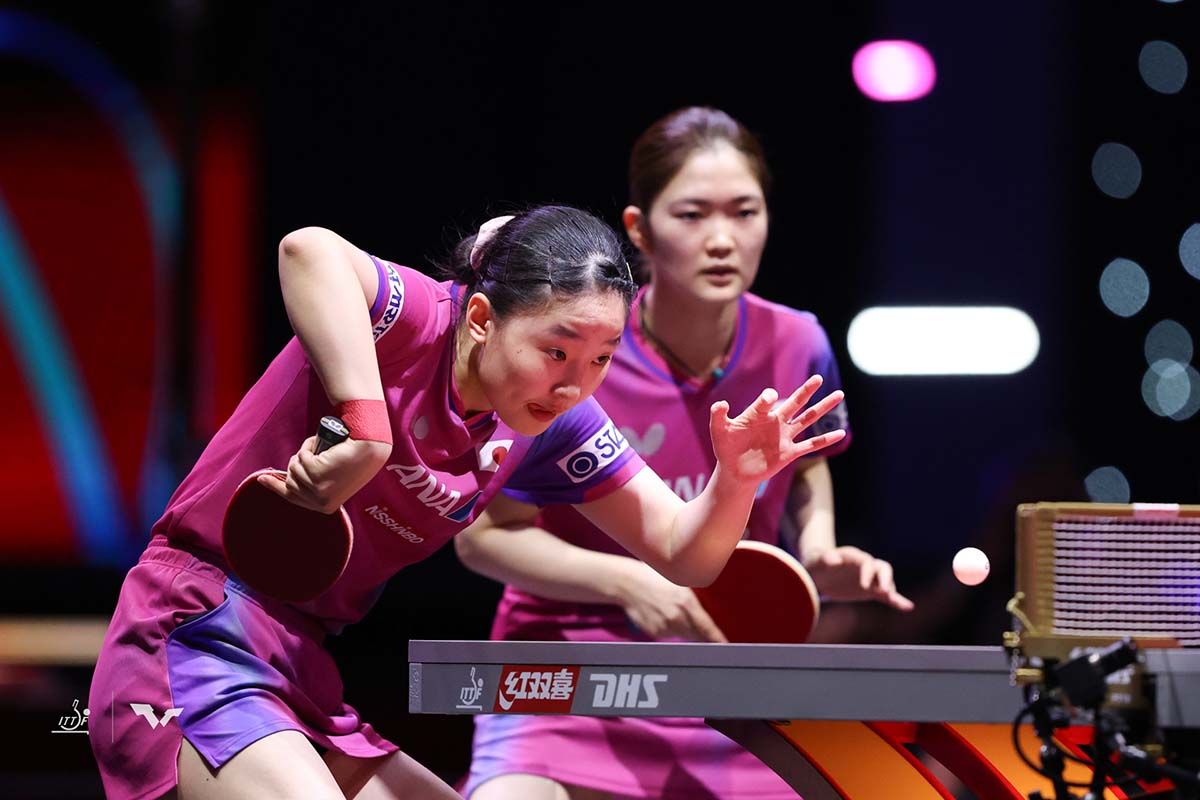 女子ダブルスで張本美和、大藤沙月らがメダルラッシュの可能性 16強入りの早田ひな、伊藤美誠は難敵撃破に挑む【世界卓球2025】 女子ダブルスで張本美和、大藤沙月らがメダルラッシュの可能性 16強入りの早田ひな、伊藤美誠は難敵撃破に挑む【世界卓球2025】