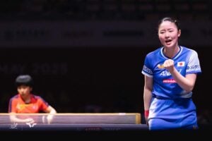 張本美和、初陣でのストレート勝利に手応え「2パターンの戦術を