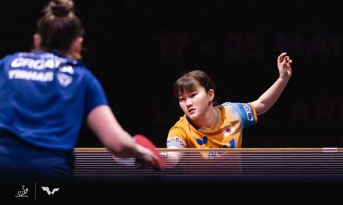 大藤沙月、躍動の21歳がクロアチア難敵に圧巻ストレート　日本勢ベスト8一番乗り、シングルスでもメダル決定戦へ【世界卓球2025】