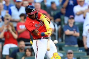 【MLB】1年ぶり復帰、アクーニャJr.が衝撃の初球先頭打者アーチ　公式称賛の“186キロ”復活弾「彼は帰ってきた」