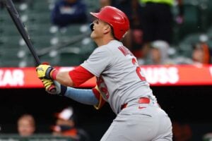 【MLB】「トレードで需要が高い」ヌートバーに移籍の可能性　米老舗誌が28歳外野手の現状を報道「回復が進めば市場価値は高まる」