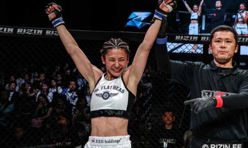 【RIZIN】ケイト・ロータス、韓国代表シン・ユリを制し悲願の初白星　「倒せる選手になって戻ってくる」と笑顔で宣言