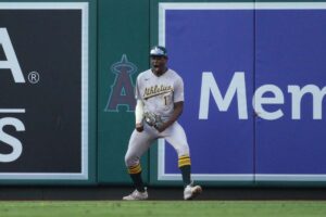 【MLB】「年間最優秀プレー」球史に残る本塁打キャッチに絶賛の嵐　ア軍の25歳中堅手の好守に実況大興奮「なんてこった」