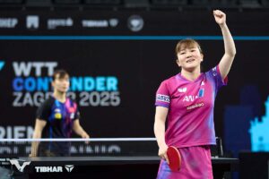 「WTTザグレブ」二冠の大藤沙月が8位　張本美和が6位、伊藤美誠が7位｜卓球女子世界ランキング（2025年第27週）