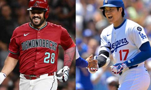 【MLB】スアレスvs.大谷翔平、前日は10分後、今日は7分後に……熾烈極めるナ・リーグ本塁打王争い