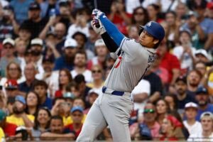 【MLB】大谷翔平、今季8号先頭打者アーチからの……初回159キロで2奪三振　復活の二刀流に米記者驚き「彼はフェアじゃない」