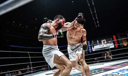 【超RIZIN.4】元ベラトール王者・ピットブルが顔面血染め……野村駿太が正拳突きで制し、王者サトシと9月名古屋大会で激突