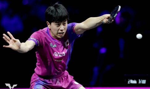 篠塚大登、日韓対決敗戦に「1、2球の差がまだまだ足りない」　21歳サウスポーは新天地・ドイツでの進化を誓う【WTTチャンピオンズ横浜】