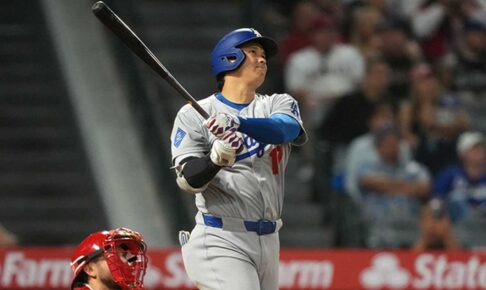【MLB】大谷翔平「1番投手兼DH」スタメン　“得意の敵地”で本塁打王単独トップの今季54号アーチと2勝目なるか