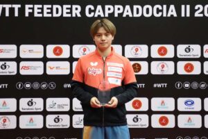 国際大会で“初優勝”を飾った宇田幸矢が33位にランクアップ　張本智和は4位、戸上隼輔は20位、松島輝空は24位｜卓球男子世界ランキング（2025年第39週）