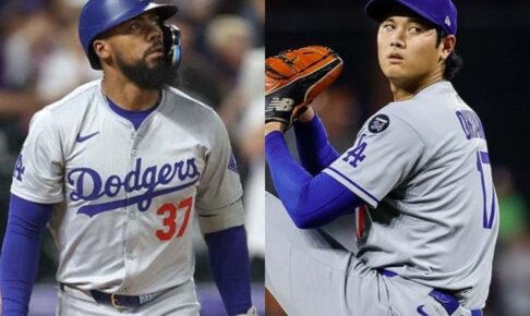 【MLB】大谷翔平、二刀流デビューで許した先制点　三塁進めたテオスカーの“緩慢プレー”を現地記者が指摘「再び守備で混乱に」