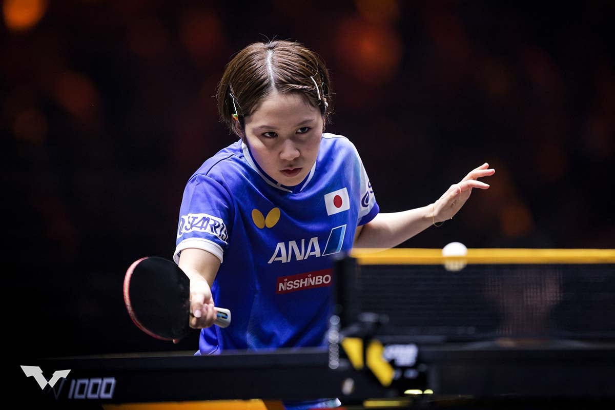 平野美宇、世界女王・孫穎莎との注目対戦で第2G圧倒も1-3で敗戦 随所に好プレーで奮闘も敗れ1回戦で姿を消す【チャイナスマッシュ2025】 平野美宇、世界女王・孫穎莎との注目対戦で第2G圧倒も1-3で敗戦 随所に好プレーで奮闘も敗れ1回戦で姿を消す【チャイナスマッシュ2025】