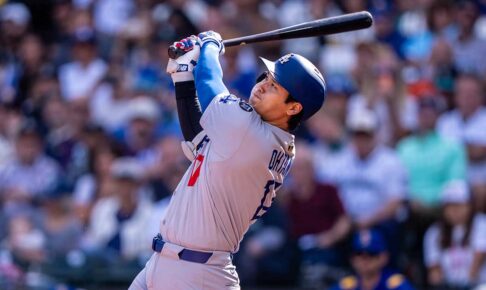 【MLB】自己・球団最多55号を放った大谷翔平、今季成し遂げた“偉業”を公式サイトが称賛「本塁打王よりさらに良い賞を受賞する」