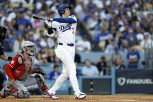 【MLB】大谷翔平、WCS初戦で先頭打者“189キロ”先制アーチ　剛腕グリーンを粉砕「史上最高の野球選手だ」