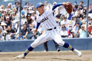 健大高崎の最速158キロ右腕、石垣元気は複数球団が1位指名か　ヤンキースらが関心も……NPB一本に絞る【プロ野球ドラフト会議2025】
