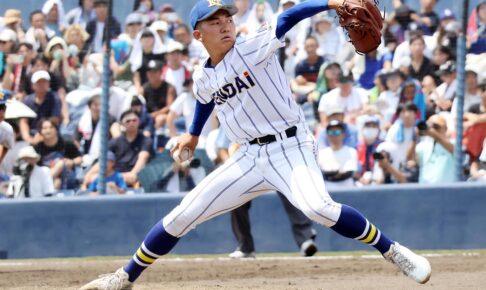 健大高崎の最速158キロ右腕、石垣元気は複数球団が1位指名か ヤンキースらが関心も……NPB一本に絞る【プロ野球ドラフト会議2025】 健大高崎の最速158キロ右腕、石垣元気は複数球団が1位指名か ヤンキースらが関心も……NPB一本に絞る【プロ野球ドラフト会議2025】