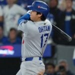 【MLB】大谷翔平、執念の178キロ右前打で「50」試合連続出塁達成　球団史上3位タイに浮上　ドジャースは敗戦