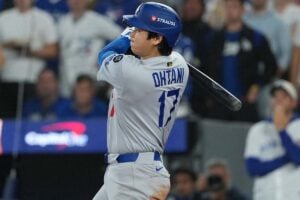 【MLB】大谷翔平、執念の178キロ右前打で「50」試合連続出塁達成　球団史上3位タイに浮上　ドジャースは敗戦