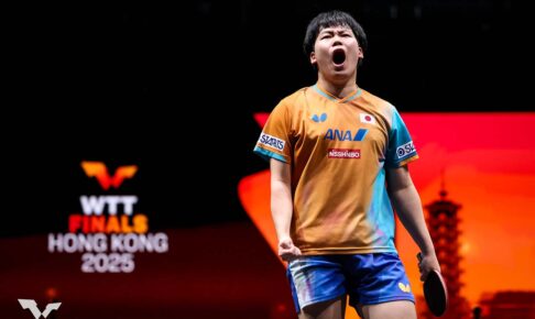 松島輝空とフルゲーム激闘の世界1位・王楚欽は「敗北寸前だった」　王者が認めた18歳のポテンシャル「前半は何もできなかった」【WTTファイナルズ香港】