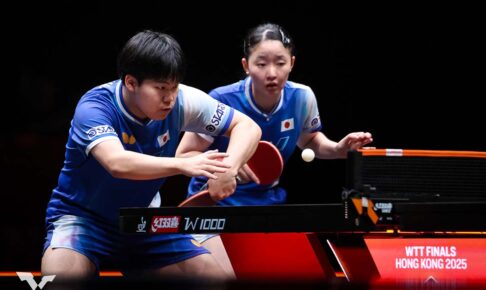 松島輝空・張本美和の“そらみわペア”が中国の世界王者撃破なるか　決勝進出懸けて王楚欽＆孫穎莎の最強コンビと激突【WTTファイナルズ香港】