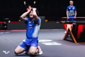 張本智和が“天敵”F・ルブランをフルゲームで撃破「信じられない気持ち」　激闘制し4強入り、過去3度準Vのエースが戴冠なるか【WTTファイナルズ香港】