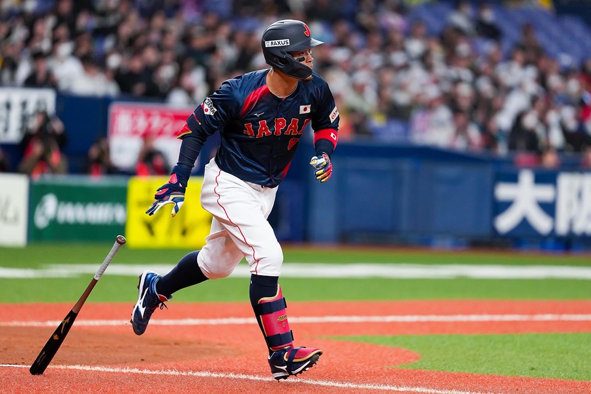 日本代表 WBC オーセンティックユニフォーム 佐藤輝明 8 佐藤輝明 日本