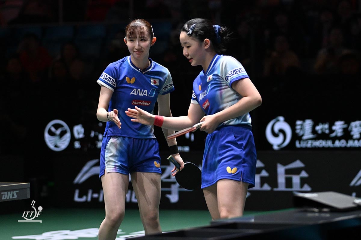 早田ひな&張本美和が“ひなみわペア”結成で優勝争い参戦か パリ五輪では中国勢と激闘 実力者がタッグで初戦に臨む【シンガポールスマッシュ】 早田ひな&張本美和が“ひなみわペア”結成で優勝争い参戦か パリ五輪では中国勢と激闘 実力者がタッグで初戦に臨む【シンガポールスマッシュ】