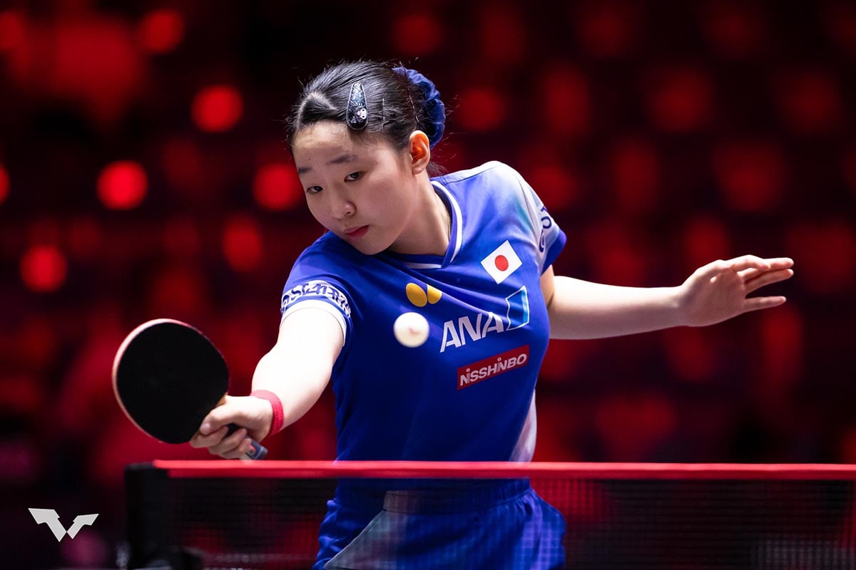 張本美和が8強かけて大藤沙月と直接対決へ 橋本帆乃香は0−2劣勢も逆転