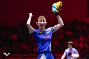 早田ひな、世界5位のサウスポー撃破に明かした想い　触発されたフィギュア金メダリストの存在「私の卓球を見てほしい」【シンガポールスマッシュ】