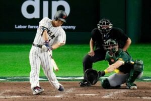 【WBC2026】“逆転決勝2ラン”吉田正尚、留まらぬ快進撃が「歴代3位」の打点記録樹立　米記者が称賛「わずか2大会出場で……」