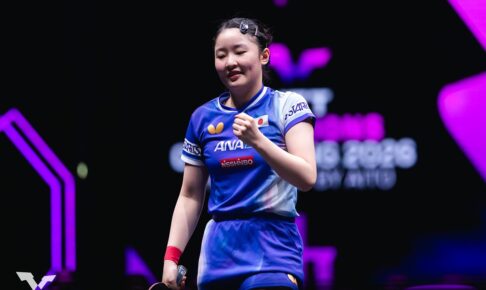 張本美和、大藤沙月を4－1撃破に「早い段階での戦術が大事だった」　注目の同士討ちを制した17歳が初優勝に王手【WTTチャンピオンズ重慶】