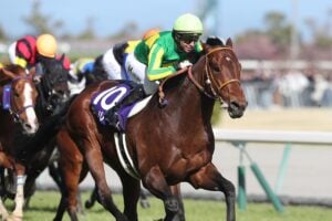 高松宮記念でGI初勝利を飾ったサトノレーヴ／（C）Eiichi Yamane