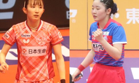 早田ひなが2番手で張本美和とエース対決　6度目制覇狙う日本生命か連覇目指すKA神奈川か　PO女子制覇かけて名門対決【Tリーグ】