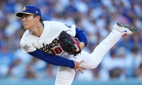 【MLB】山本由伸の正確無比な制球力、低めシンカーがストライクゾーンを掠めた「2.5ミリ」　公式記者も驚愕の一球