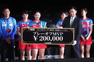 プレーオフMVPの張本美和が振り返る最高峰の死闘　早田ひなとのWエース対決に平野美宇も劇的白星で“3,145人”を魅了【Tリーグ】