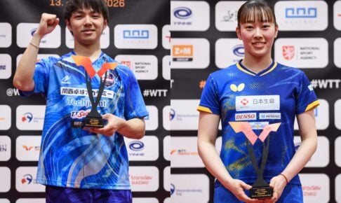 卓球日本の快進撃に公式が賛辞　木造勇人は「優勝で歓喜の鐘が鳴り響く」　2冠の赤江夏星は「圧倒的な強さ」【WTTフィーダー・ハビージョフ】