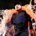 【MLB】岡本和真、トラウトの“169キロ”強烈三ゴロを好捕……同僚右腕「信じられないプレー」と称賛　美技＆先制適時打で連敗阻止に貢献　