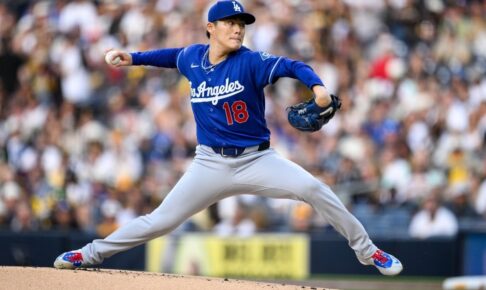 【MLB】「援護2点以下が5試合目」山本由伸、痛恨の“スミ1”で今季4敗目　7回1失点8奪三振の快投も報われず