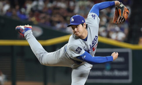 【MLB】「最速100.4マイル」今季6勝目の大谷翔平、全89球公式投球データ詳細　“4球種に絞って”相手打線を翻弄【6月4日Dバックス戦】