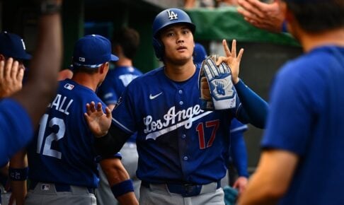 【MLB】「大谷翔平／今日の打席結果ハイライト」2試合連続今季13号アーチ、全打席出塁のマルチ安打も……左ひざの炎症で途中交代【6月12日パイレーツ戦】