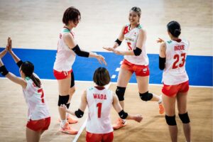 バレー女子日本代表、圧巻のチェコ撃破に公式称賛「完璧な記録は継続中」　最多21得点の佐藤淑乃は「オールラウンドな活躍」【VNL2026】
