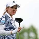 今季アルバトロス達成の桑木志帆が参考　ウッド系クラブで綺麗にボールを払い打つポイント
