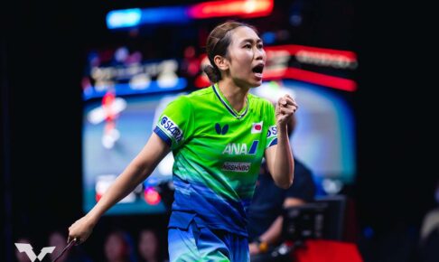 「まさか3－0で勝てるとは……」世界2位・王曼昱撃破の佐藤瞳が見せた分析力　快進撃の28歳カットマンは「挑戦していく」【USスマッシュ】