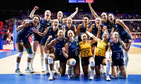 バレー女子日本代表を撃破のブラジルは「プレッシャーを跳ねのけて勝利」　公式メディアは勝負を分けたブロック力を称賛【VNL2026】