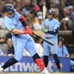 【MLB】「22本塁打&62打点」決勝3ランの岡本和真、今季メジャー“最高弾道”44度のムーンショット 新人史上9人目の快挙も達成 【MLB】「22本塁打&62打点」決勝3ランの岡本和真、今季メジャー“最高弾道”44度のムーンショット 新人史上9人目の快挙も達成