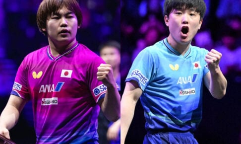 松島輝空3位変わらず　張本智和はランクダウンで5位に、ルブランが一気に2位浮上…TOP100入り日本選手は10名｜卓球男子世界ランキング（2026年第34週）