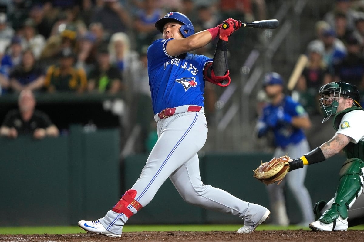 【MLB】岡本和真、劣勢から左翼スタンドへ“確信歩き”29号ソロ 左腕のカットボールを豪快フルスイング 【MLB】岡本和真、劣勢から左翼スタンドへ“確信歩き”29号ソロ 左腕のカットボールを豪快フルスイング
