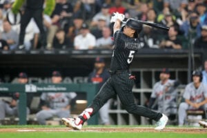 【MLB】“先制32号3ラン”村上宗隆、課題の左投手から豪快アーチ　前日まで「打率.182」も……バルデスの初球シンカーをフルスイング