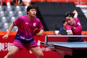 松島輝空、張本美和の“そらみわ”ペアが次戦で中国最強ペアと激突　激闘くぐり抜けるエースコンビが4種目メダルへ挑む【アジア大会2026卓球混合ダブルス】