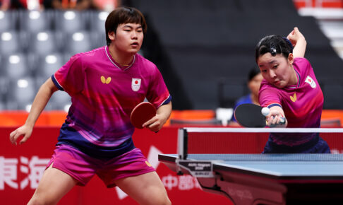 松島輝空、張本美和の“そらみわ”ペアが次戦で中国最強ペアと激突　激闘くぐり抜けるエースコンビが4種目メダルへ挑む【アジア大会2026卓球混合ダブルス】
